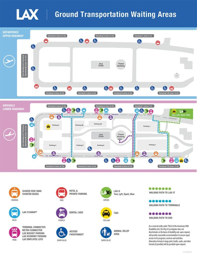 Santa Barbara Airbus Shuttle Bus Drop Off & Pickup Locations